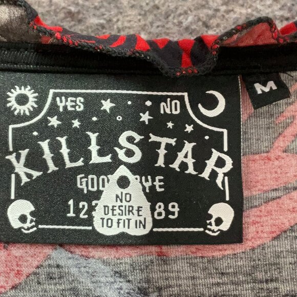 KILLSTAR Eden Doll lush stretch jersey floral dress - Picture 8 of 8